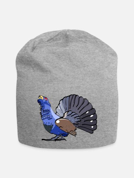 Auerhahn - Jersey-Beanie - Grau meliert