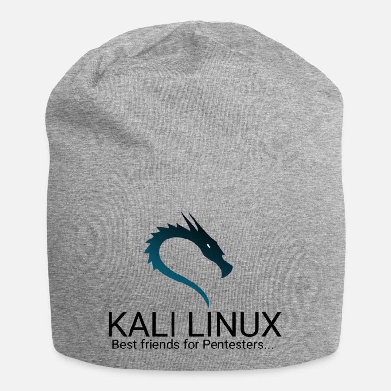 Kali Linux - Jersey-Beanie - Grau meliert