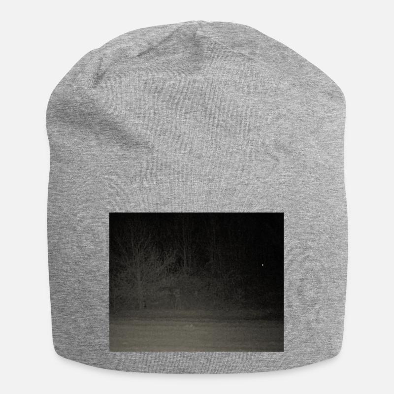 Créature effrayante dans la forêt - Bonnet en jersey - gris chiné