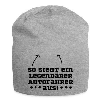 Autofahrer - Jersey-Beanie - Grau meliert - Vorne
