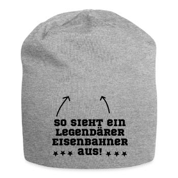 Eisenbahner Eisenbahn legendär - Jersey-Beanie - Grau meliert - Vorne