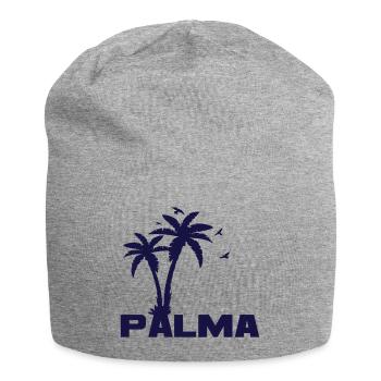 Palma de Mallorca Palm Trees Spain Holidays - Jersey Beanie - heather grey - Front