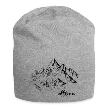 offline Berglandschaft Wandern - Jersey-Beanie - Grau meliert - Vorne