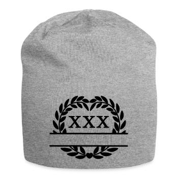 Trente ans, en chiffres latins couronne de laurier - Bonnet en jersey - gris chiné - Devant