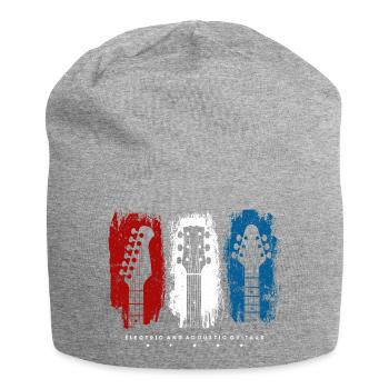 Flag Trio Guitars Grunge - Jersey Beanie - heather grey - Front