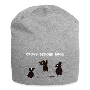 crows before bros - Jersey-Beanie - Grau meliert - Vorne