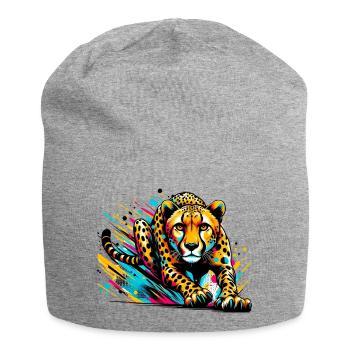 Gepard - Jersey-Beanie - Grau meliert - Vorne