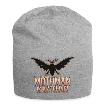 MOTHMAN REGARDE - Bonnet en jersey - gris chiné - Devant