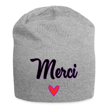 MASTER. MASTER. THANK YOU. THANK YOU, MASTER. MASTER - Jersey Beanie - heather grey - Front