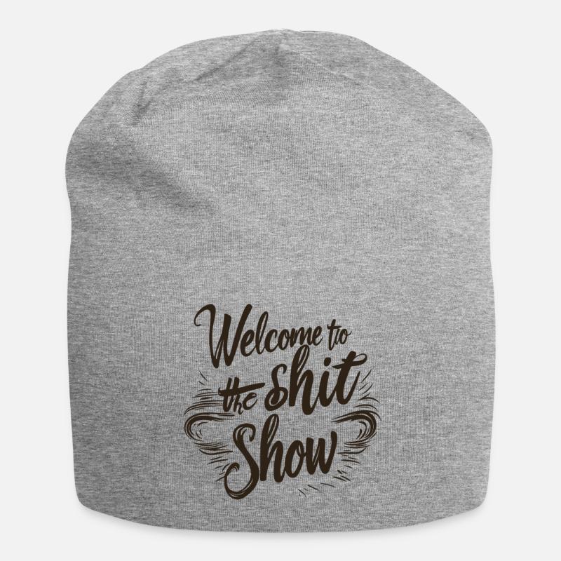 Shit show - Jersey-Beanie - Grau meliert