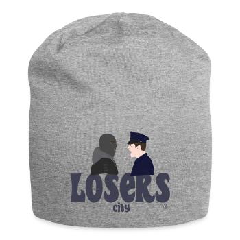 Peuple vs Police - Bonnet en jersey - gris chiné - Devant