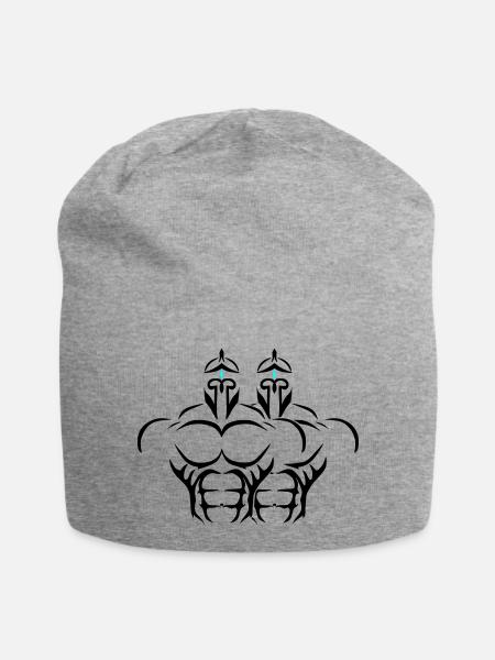 Alpha Twins Deluxe - Jersey-Beanie - Grau meliert