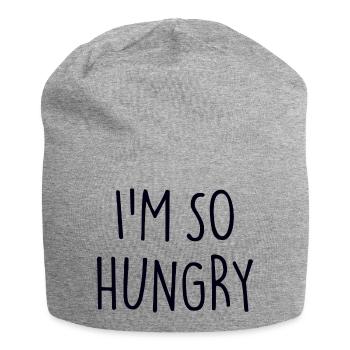 I'M SO HUNGRY Foodie - Jersey-Beanie - Grau meliert - Vorne