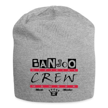 Banjoo Crew Moderator Design - Jersey-Beanie - Grau meliert - Vorne