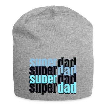 Super Dad Vater Vatertag - Jersey-Beanie - Grau meliert - Vorne