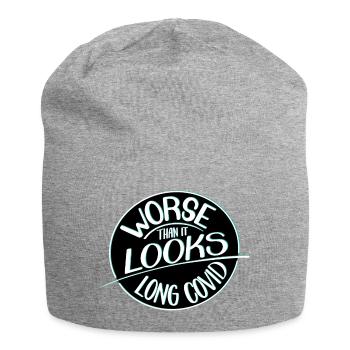 Pire qu’il n’y paraît, le Covid long - Bonnet en jersey - gris chiné - Devant