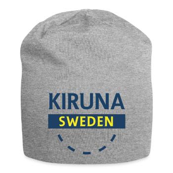 Kiruna Arktis Emblem - Jersey-Beanie - Grau meliert - Vorne