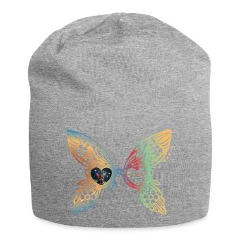 Fairy Glasses with Naughty Fairy - Jersey Beanie - heather grey - Front