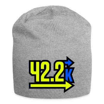 Fier arrivant au marathon 42,2 km - Bonnet en jersey - gris chiné - Devant