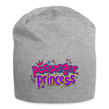 Passenger Princess Humor Sticker - Jersey Beanie - heather grey - Front