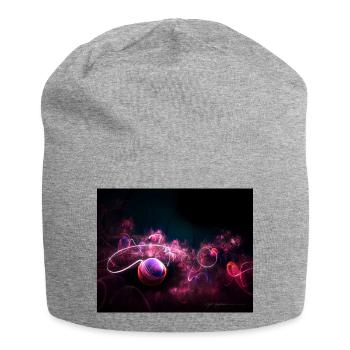 Neon-Basketball - Jersey-Beanie - Grau meliert - Vorne