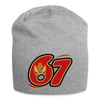 67 Montenegro Edition - Jersey Beanie - heather grey - Front