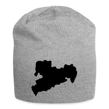sachsen - Jersey-Beanie - Grau meliert - Vorne