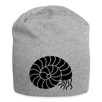 Cephalopoda (1c) - Bonnet en jersey - gris chiné - Devant