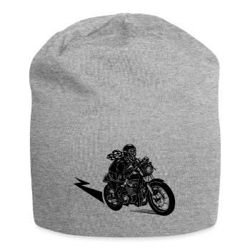 Motorbike rider - Jersey Beanie - heather grey - Front
