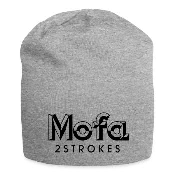 Mofa Logo Parody - 2 Strokes (v1) - Jersey Beanie - heather grey - Front
