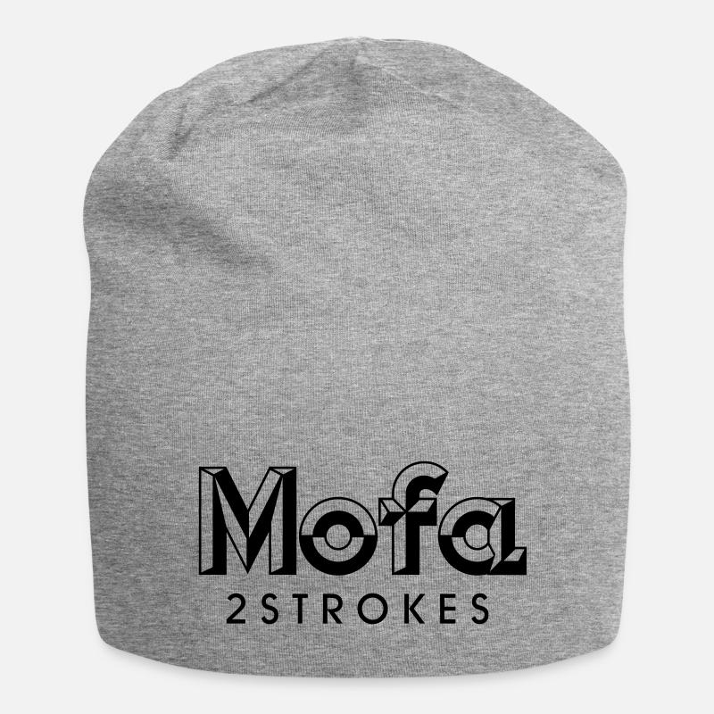 Mofa Logo Parodie - 2 Strokes (v1) - Jersey-Beanie - Grau meliert