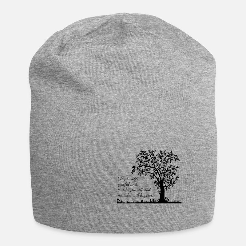 arbre - Bonnet en jersey - gris chiné
