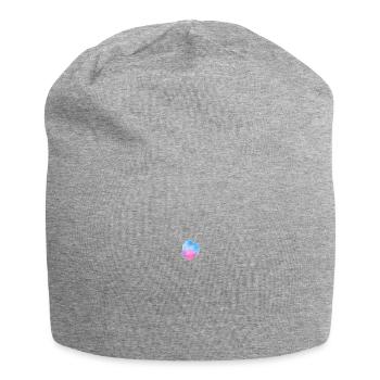 splash bunt farbe muster aufdruck comic style - Jersey-Beanie - Grau meliert - Vorne