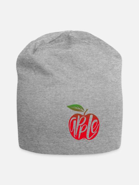 Apple - Jersey-Beanie - Grau meliert