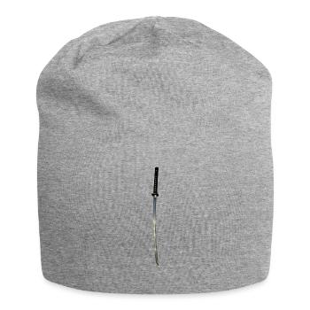 Samurai Katana - Bonnet en jersey - gris chiné - Devant