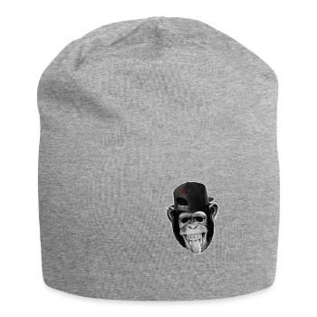 Cool monkey - Jersey Beanie - heather grey - Front
