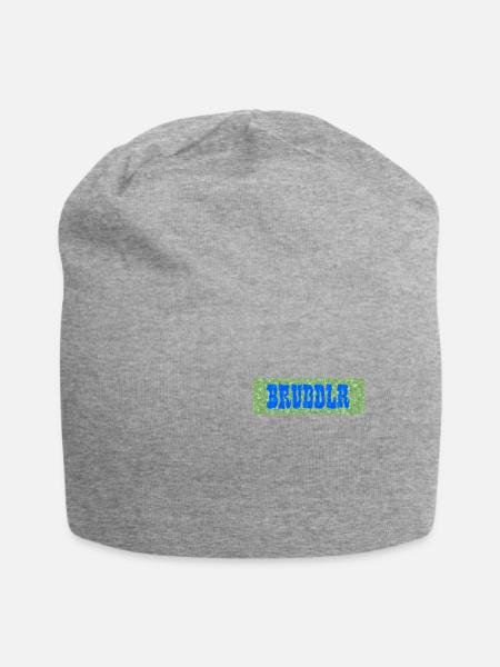 Bruddlr - alter Meckerfritze - Jersey-Beanie - Grau meliert