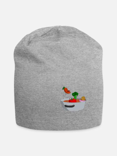 Gesunde Suppe - Jersey-Beanie - Grau meliert