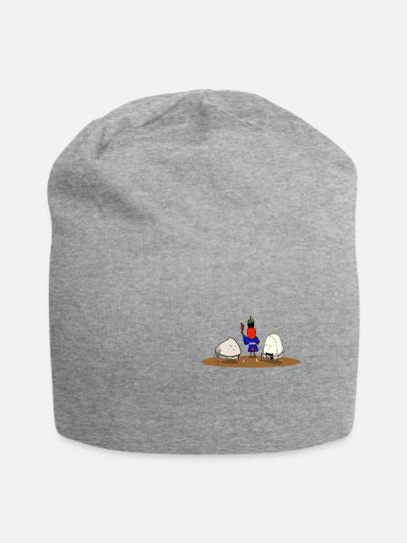 Sumo Kampf - Jersey-Beanie - Grau meliert