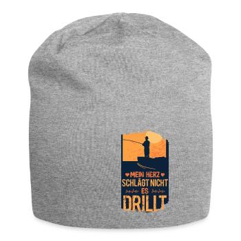 Angler - Jersey-Beanie - Grau meliert - Vorne