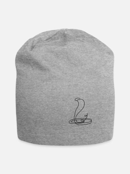Cobra Cobra - Jersey-Beanie - Grau meliert