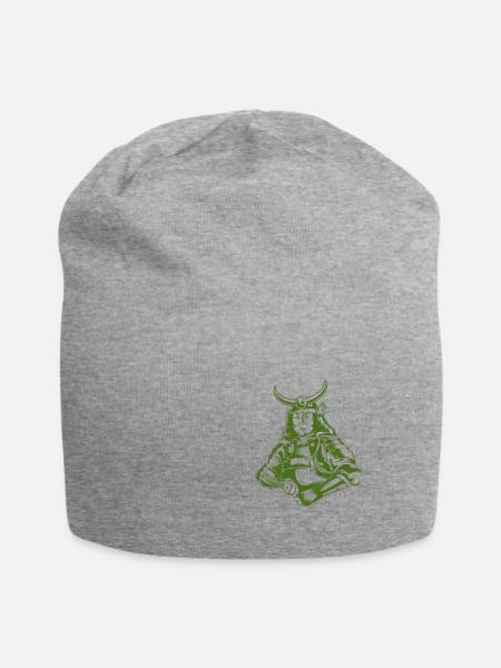Samurai - Jersey-Beanie - Grau meliert