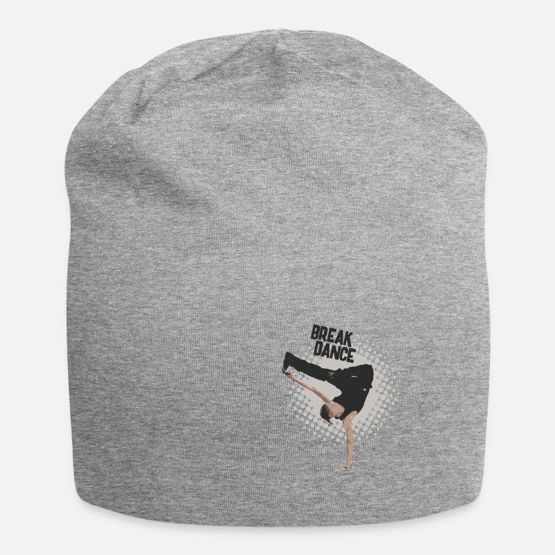 Breakdance - Jersey-Beanie - Grau meliert