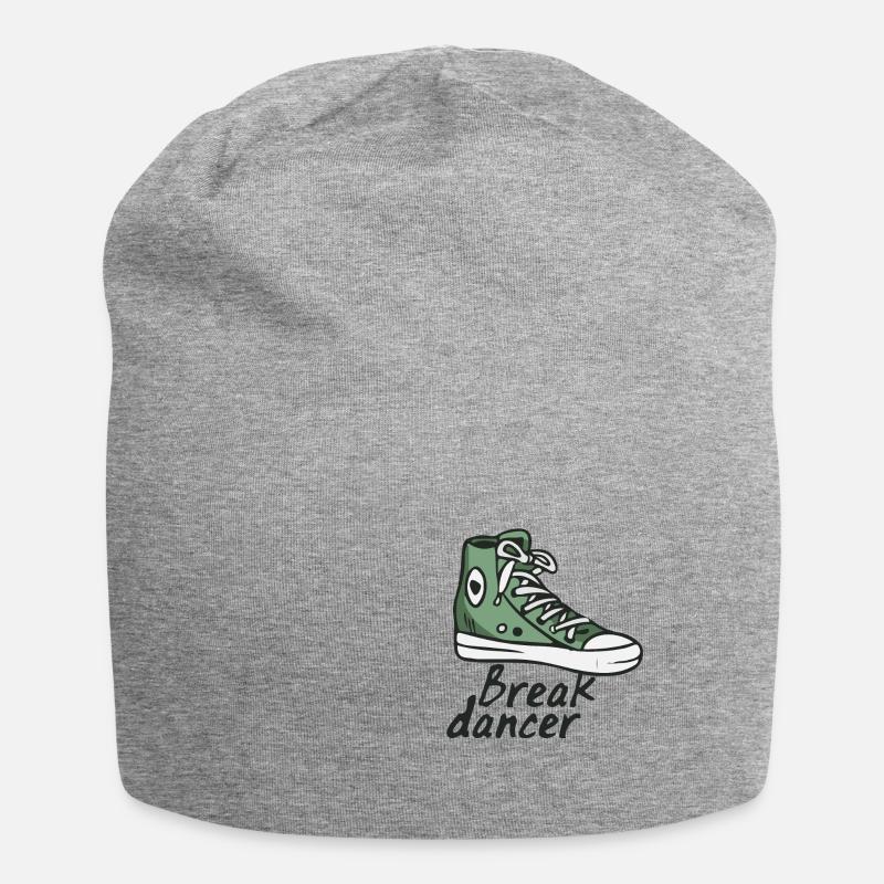 Breakdance - Jersey-Beanie - Grau meliert