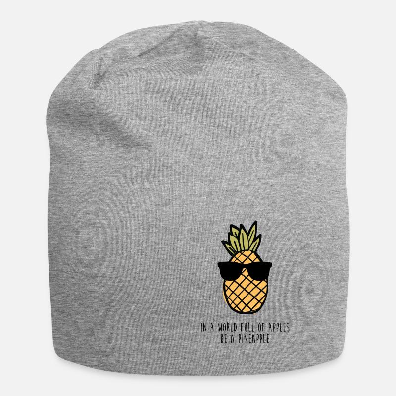 Pineapple Pineapple Cool Gift - Jersey Beanie - heather grey