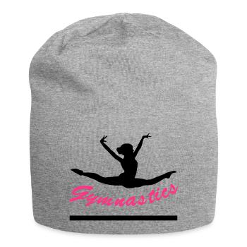 Gymnastics, Gymnastique, gymnast - Bonnet en jersey - gris chiné - Devant