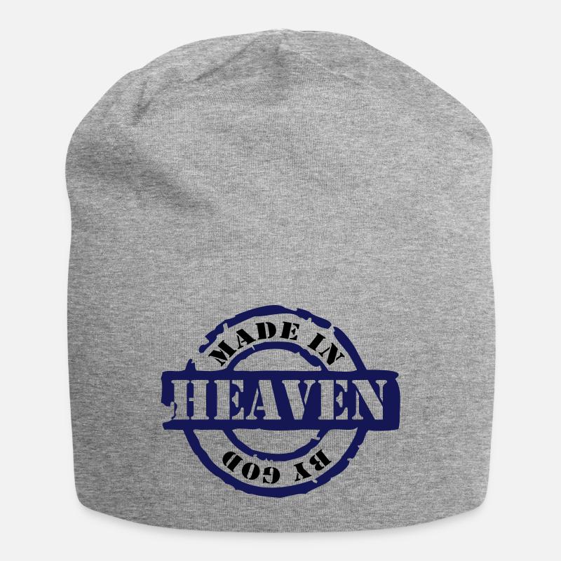 Made by God - Jersey-Beanie - Grau meliert