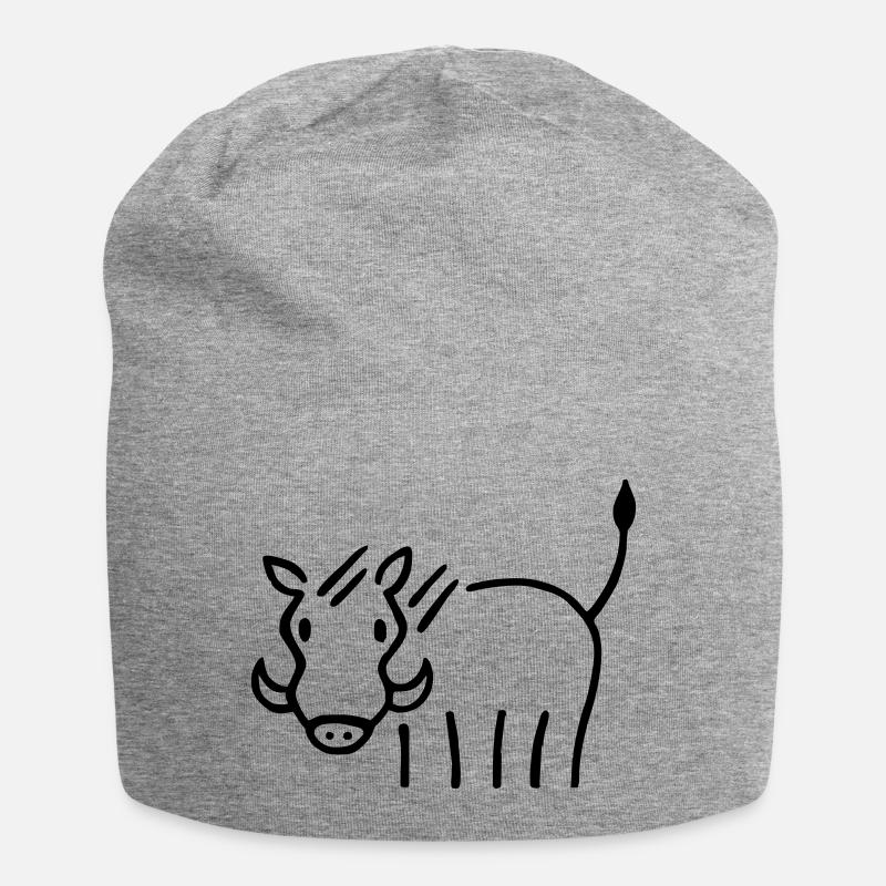 Warthog - Bonnet en jersey - gris chiné