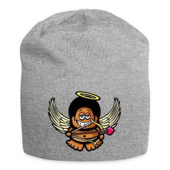 Funky Cupid - Jersey Beanie - heather grey - Front