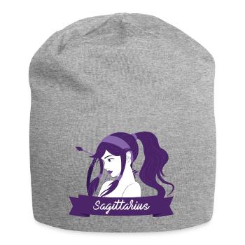 Sagittaire / Zodiac Sagittaire - Bonnet en jersey - gris chiné - Devant
